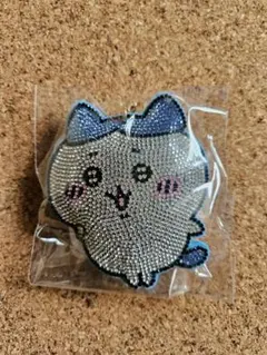 新品☆ちいかわ　ハチワレ　ラインストーンキーホルダー