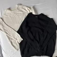 Hollister 肩出し　長袖Tシャツ 2色セット S