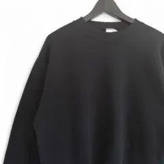 80s 90s VINTAGE TULTEX 半袖 スウェット アメリカ製 黒 80s USA製 TULTEX 無地スウェット ラグランスウェット 黒 L
