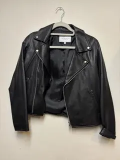 A DAY IN THE LIFE ブラックライダースジャケット M