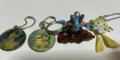 ポケモン キーホルダー 4個セット ジュカイン カメックス ラグラージ ジラーチ