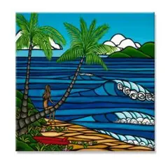 ハワイ　風景画　　（原画） Amazon.co.jp: Sarah Caudle サラカードル アート 絵画 ハワイ