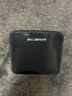 shu uemura ポーチ ブラック　ノベルティ　シュウウエムラのサムネイル