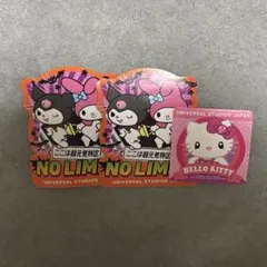 USJ ハロウィン限定 非売品ステッカー マイメロ＆クロミ 3枚セット