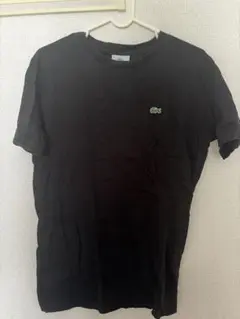 LACOSTE ラコステ Tシャツ ブラック 刺繍ロゴ