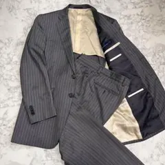 最高級ゼニア生地ポールスミス セットアップ 2ジャケット付 M & L グレー
