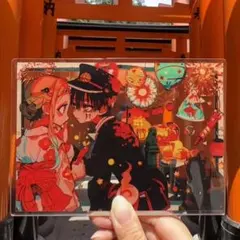 地縛少年花子くん八尋寧々柚木普両面アクリル製クリアカード　アニメ漫画キャラクター