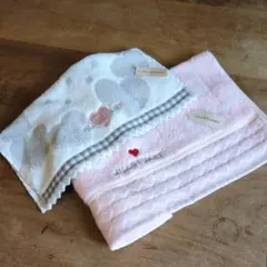 【新品♡】JILL STUART ハート柄タオルハンカチ２枚セット