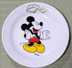 稀少！ディズニー④ ミッキーマウスの皿1枚　dish　ディッシュ箱入り【未使用】のサムネイル