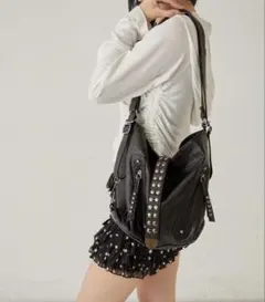 WHO'S WHO gallery 2way ショルダーバッグ ブラックのサムネイル