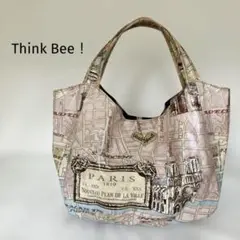 【大人気】Think Bee! シンクビー　パリスバッグ　トートバッグ　ピンク