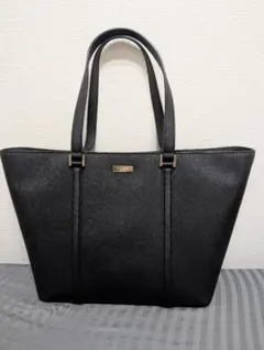 【美品】kate spade ブラックトートバッグ