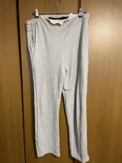 グレー トレーナー ジャージ ほつれとゴム伸び シミあり