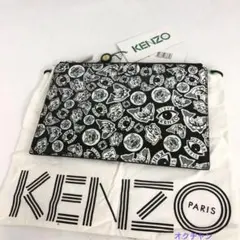 KENZO ケンゾー モノクロ 総柄 クラッチバッグ レディース ブランドのサムネイル