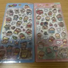 正規品　クレヨンしんちゃん　ボンボンドロップシール　2枚セット