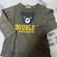 DOUBLE.B クマプリント Tシャツ