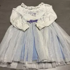 ベルメゾン ディズニー プリンセス アナと雪の女王 エルサ ワンピース 90cm