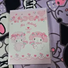 マイメロディ　ピアノちゃん　デザインメモ帳