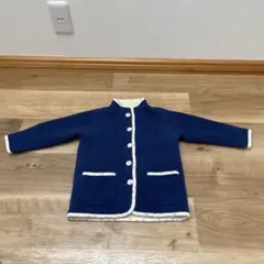 ネイビー フリースジャケット