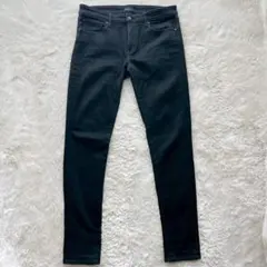 UNIQLO JEANS スキニーデニム ブラック ストレッチ 黒 ジーンズ