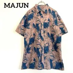 美品 MAJUN マジュン かりゆしウェア アロハシャツ メンズ LLのサムネイル