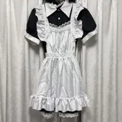 【即日発送】 メイド服 M コスプレ ハロウィン コンカフェ メイド喫茶