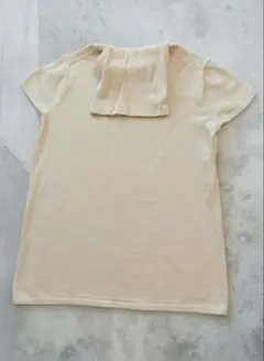 theory ベージュ ノースリーブニット サイズ2