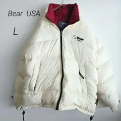 Bear USA ベアー リバーシブル ダウンジャケット y2k ヌプシ型 L