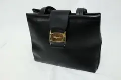 み*き様 サルヴァトーレフェラガモ ハンドバッグ ヴァラ レザー ゴールド■25