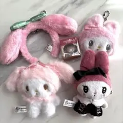 マイメロディ ぬいぐるみボールチェーン2 ミニチュアパッケージ　セット