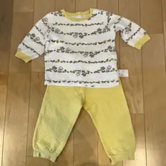 UNIQLO ベビーパジャマ 90cm くま柄