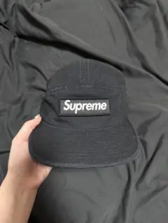 Supreme 黒 キャップ SUP94-NY-US - メルカリ