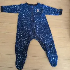 ミッキーマウス フリースカバーオール 80