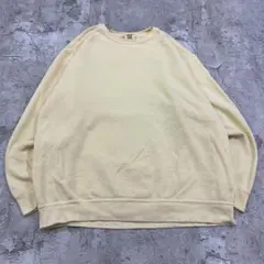 か*る様 COMFORT COLORS　無地　ブランク　長袖スウェット　古着　イ