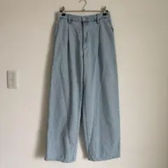 【ご予約品】UNIQLO ドレープデニムタックパンツ