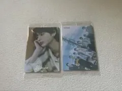 &TEAM エンティーム ツインウエハースシール 五月雨 ハルア＆集合2枚セット