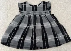 【sense of wonder センスオブワンダー】チェック ワンピース 90