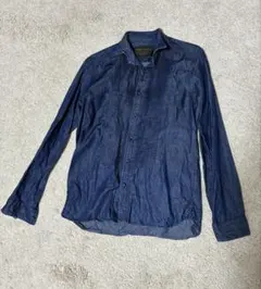 ドレスデニムシャツ Mサイズ　nano universe