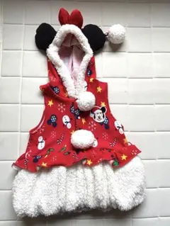 【美品】Disney ミニー クリスマスコスチューム 95サイズ