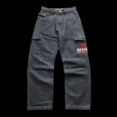 y2k 00s archive denim cargo pants