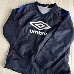 アンブロ UMBRO 90S ヴィンテージ 長袖 ゲームシャツ ネイビー - メルカリ