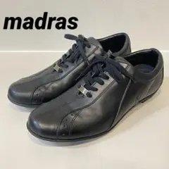 【美品】madras マドラス レザー カジュアルシューズ 黒 25.0 3Eのサムネイル