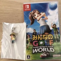 Switch みんなのGOLF WORLD 早期購入特典　キーホルダー