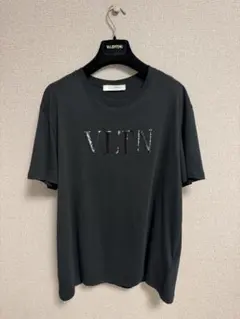 VALENTINO VLTN スパンコール ロゴ Tシャツ ブラックのサムネイル