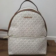 美品】マイケルコース リュック シグネチャー バニラ MK柄 バック 