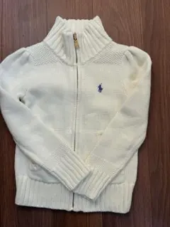 Ralph Lauren アイボリー カーディガン 110