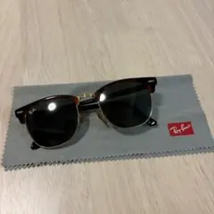 美品 Ray-Ban サングラス クラブマスター 砂打ち 3016 ケース付 - メルカリ