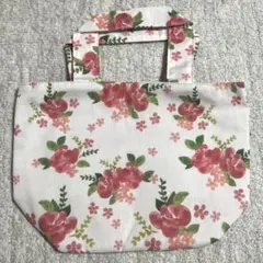 花柄 トートバッグ