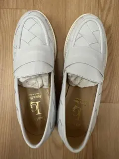 Luca Grossi ホワイトローファー 35