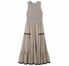 FRAY I.D ニットコンビタックティアードワンピース